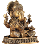 Pure Brass Ganesha Copper Tone - Premium 10 Inch Divine Idol | Jaipurio